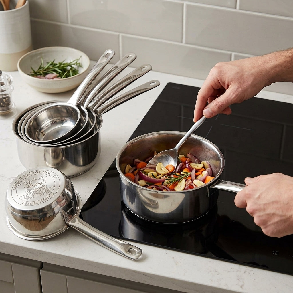 Set de 5 Casseroles en Inox